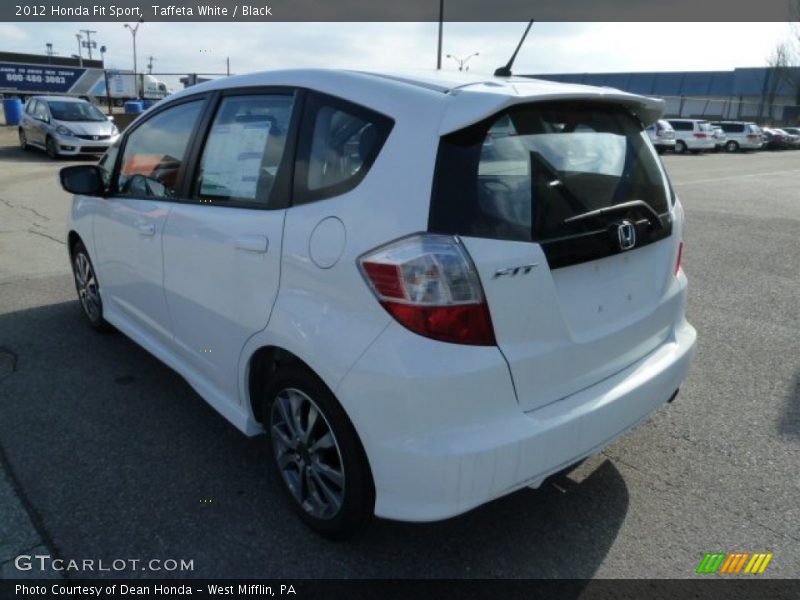 Taffeta White / Black 2012 Honda Fit Sport