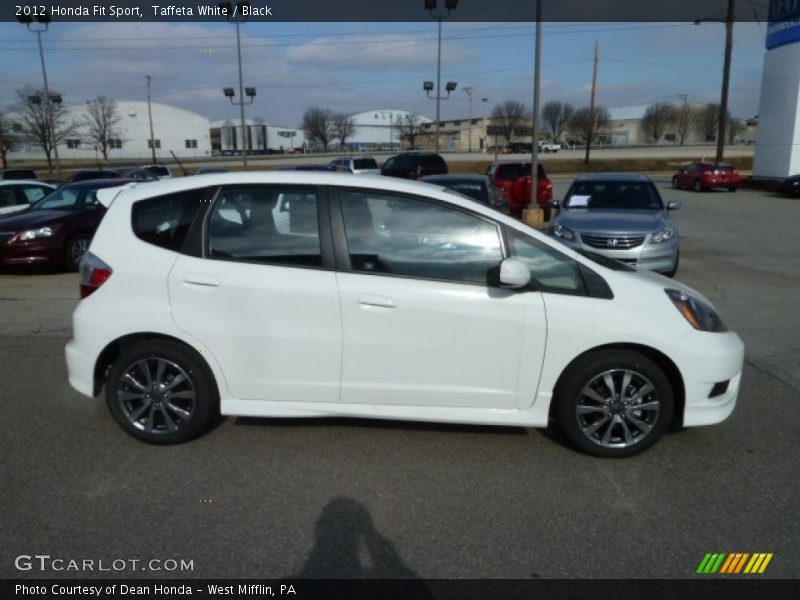 Taffeta White / Black 2012 Honda Fit Sport