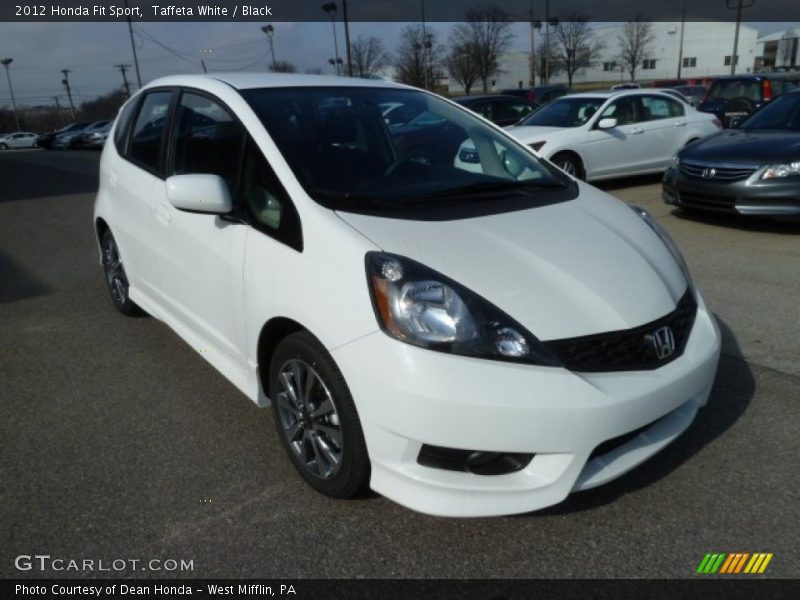 Taffeta White / Black 2012 Honda Fit Sport