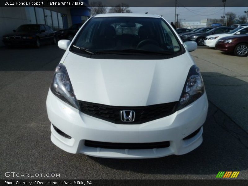 Taffeta White / Black 2012 Honda Fit Sport