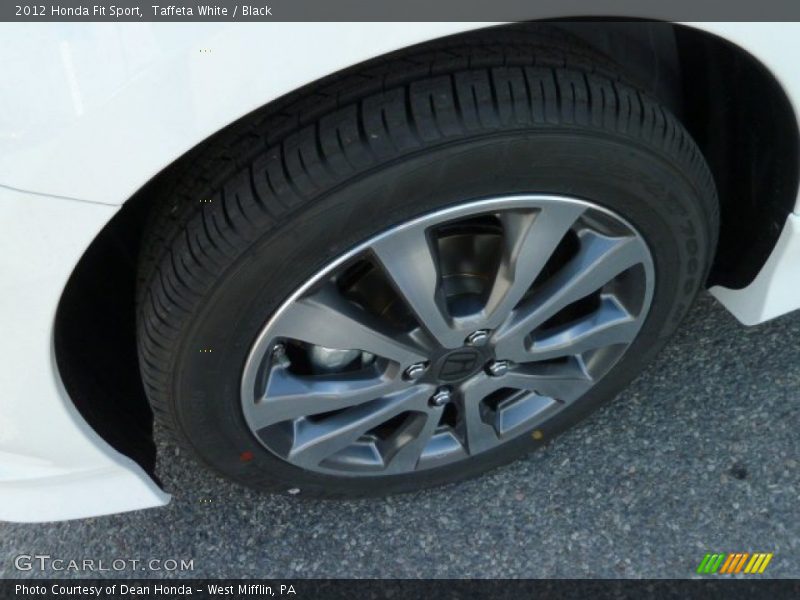 Taffeta White / Black 2012 Honda Fit Sport