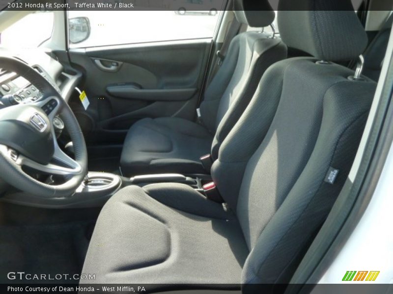 Taffeta White / Black 2012 Honda Fit Sport