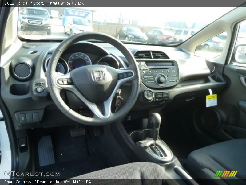 Taffeta White / Black 2012 Honda Fit Sport