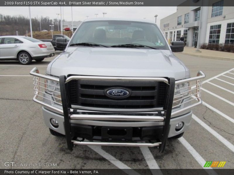 Brilliant Silver Metallic / Stone/Medium Stone 2009 Ford F150 STX SuperCab 4x4