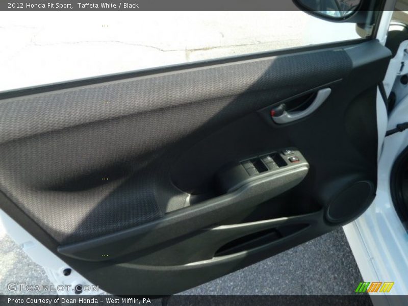 Taffeta White / Black 2012 Honda Fit Sport