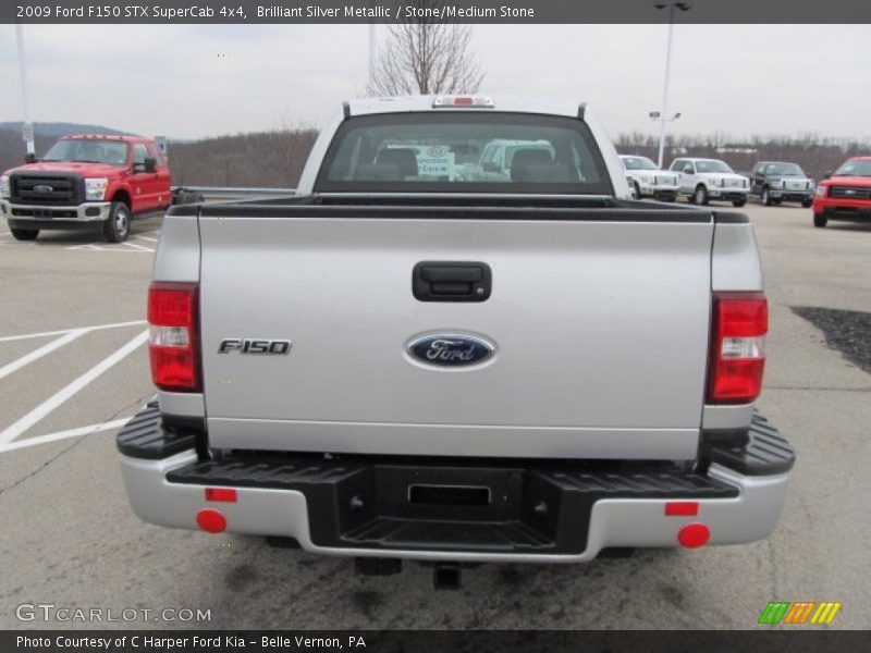 Brilliant Silver Metallic / Stone/Medium Stone 2009 Ford F150 STX SuperCab 4x4