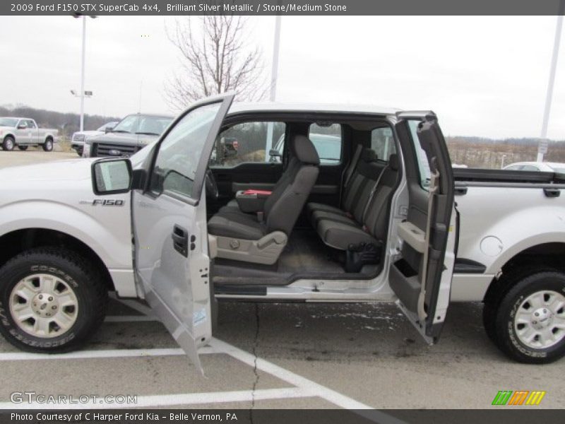 Brilliant Silver Metallic / Stone/Medium Stone 2009 Ford F150 STX SuperCab 4x4
