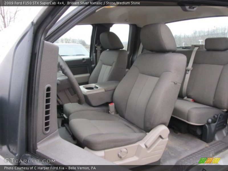  2009 F150 STX SuperCab 4x4 Stone/Medium Stone Interior