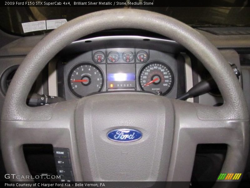 Brilliant Silver Metallic / Stone/Medium Stone 2009 Ford F150 STX SuperCab 4x4