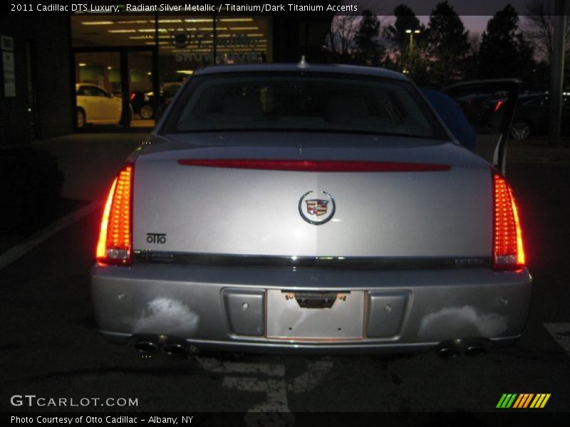 Radiant Silver Metallic / Titanium/Dark Titanium Accents 2011 Cadillac DTS Luxury