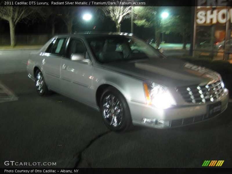Radiant Silver Metallic / Titanium/Dark Titanium Accents 2011 Cadillac DTS Luxury