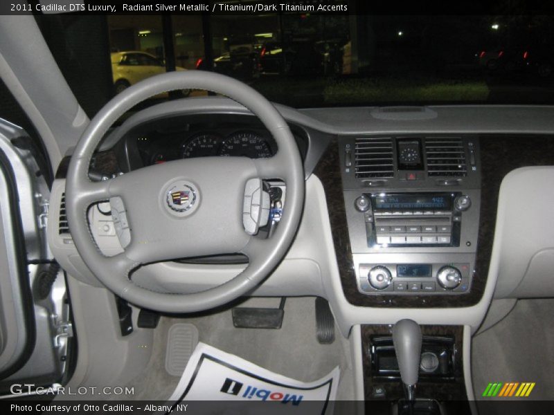 Radiant Silver Metallic / Titanium/Dark Titanium Accents 2011 Cadillac DTS Luxury