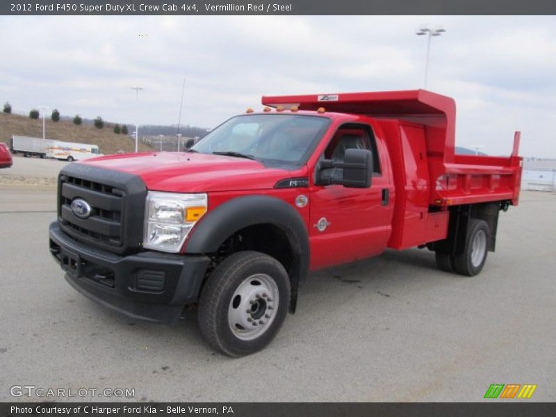 Front 3/4 View of 2012 F450 Super Duty XL Crew Cab 4x4