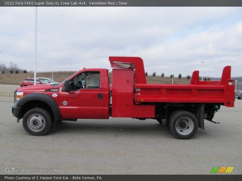  2012 F450 Super Duty XL Crew Cab 4x4 Vermillion Red
