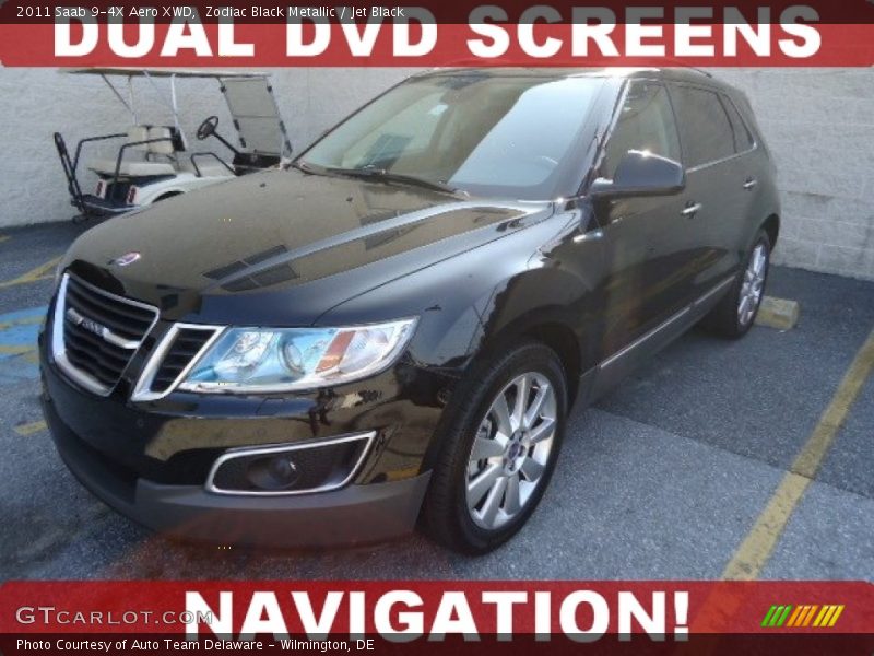 Zodiac Black Metallic / Jet Black 2011 Saab 9-4X Aero XWD