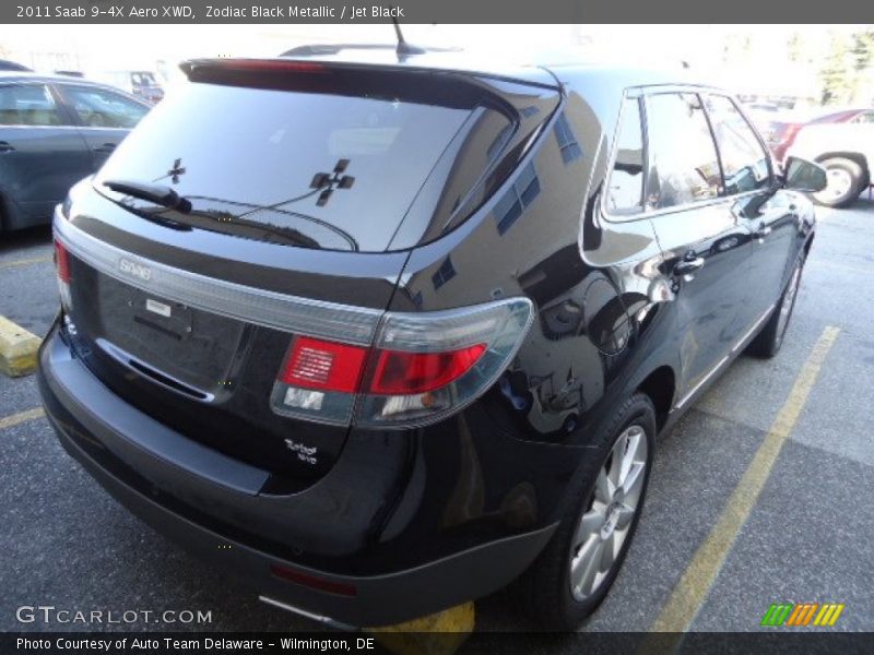 Zodiac Black Metallic / Jet Black 2011 Saab 9-4X Aero XWD