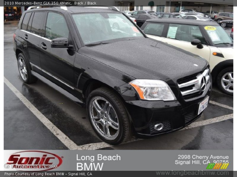 Black / Black 2010 Mercedes-Benz GLK 350 4Matic