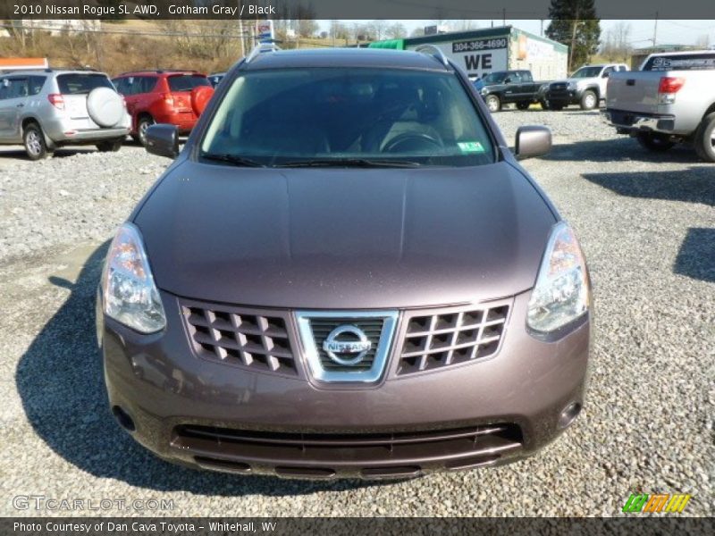 Gotham Gray / Black 2010 Nissan Rogue SL AWD