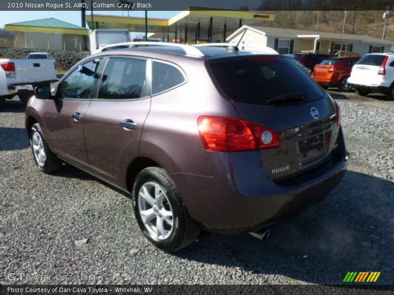 Gotham Gray / Black 2010 Nissan Rogue SL AWD
