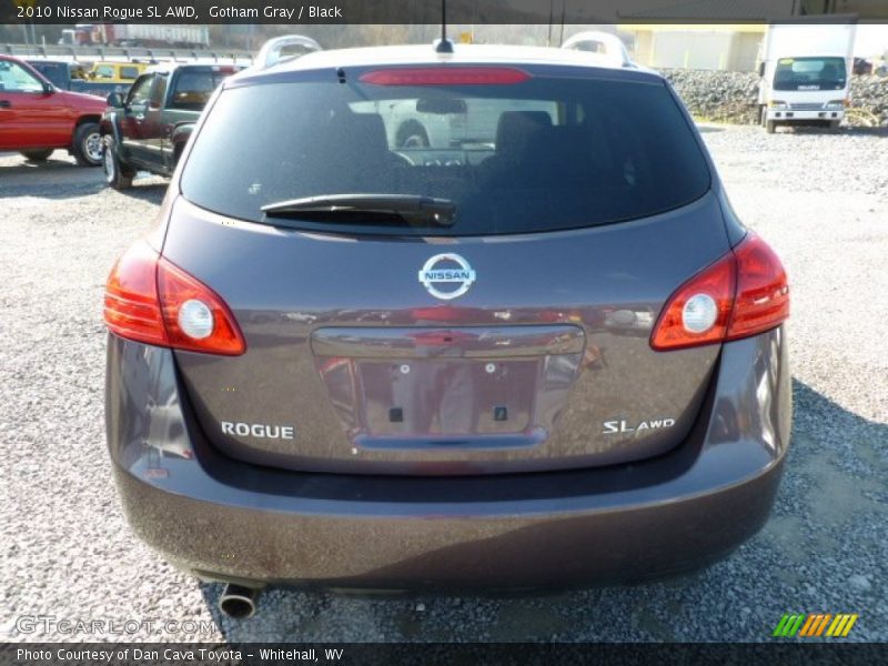 Gotham Gray / Black 2010 Nissan Rogue SL AWD