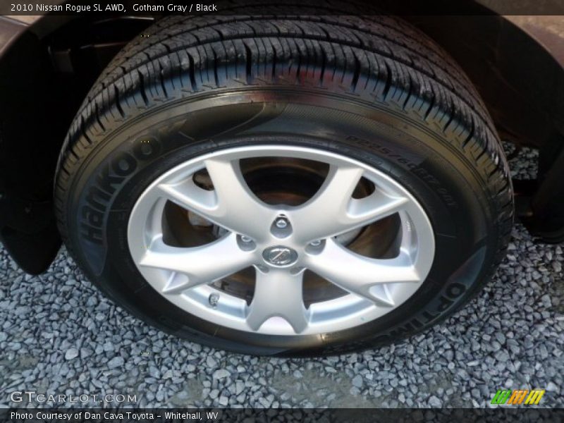 Gotham Gray / Black 2010 Nissan Rogue SL AWD