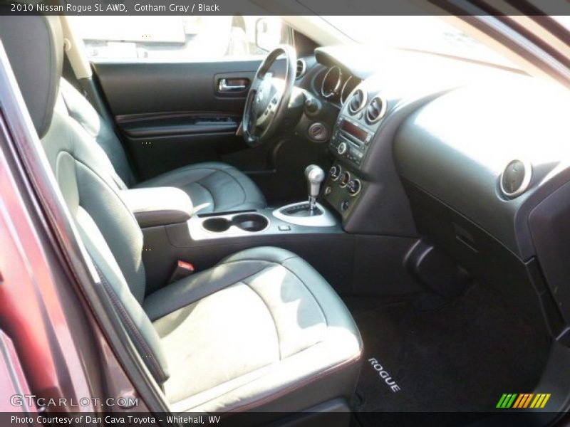 Gotham Gray / Black 2010 Nissan Rogue SL AWD