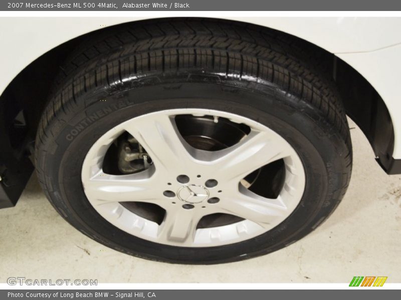 Alabaster White / Black 2007 Mercedes-Benz ML 500 4Matic