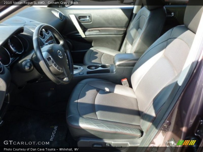 Gotham Gray / Black 2010 Nissan Rogue SL AWD
