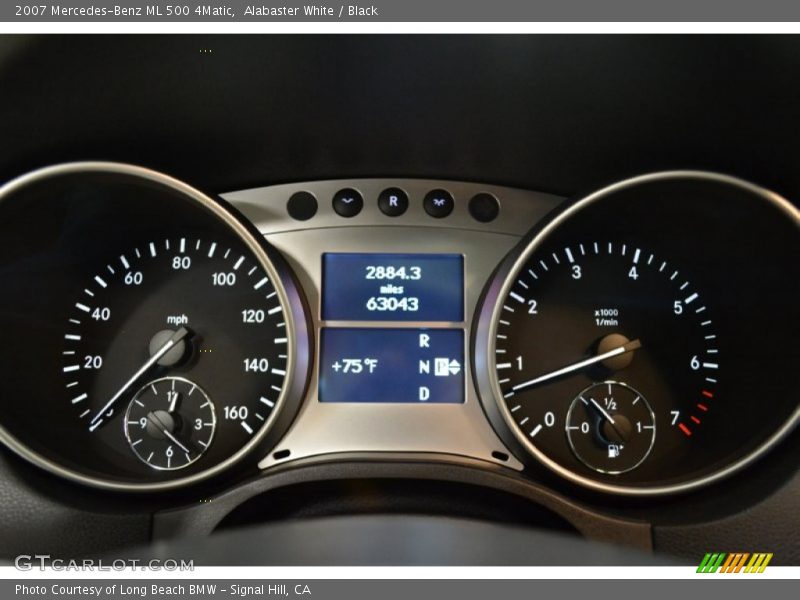 Alabaster White / Black 2007 Mercedes-Benz ML 500 4Matic