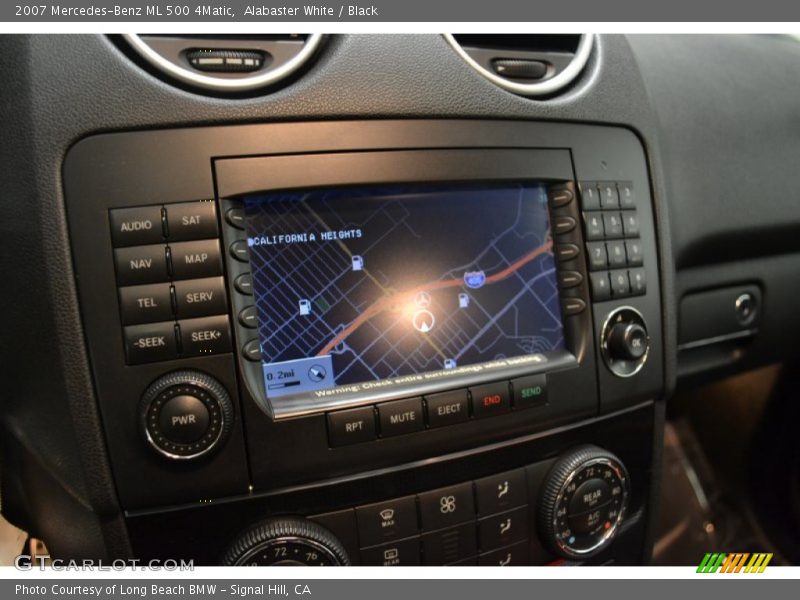 Alabaster White / Black 2007 Mercedes-Benz ML 500 4Matic