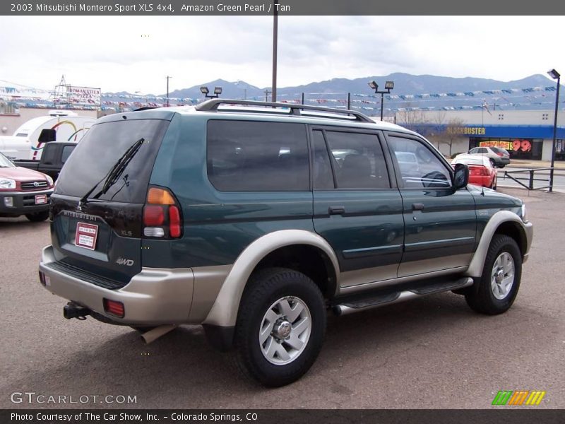 Amazon Green Pearl / Tan 2003 Mitsubishi Montero Sport XLS 4x4