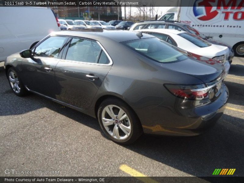 Carbon Grey Metallic / Parchment 2011 Saab 9-5 Turbo4 Premium Sedan