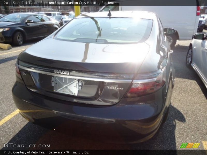 Carbon Grey Metallic / Parchment 2011 Saab 9-5 Turbo4 Premium Sedan