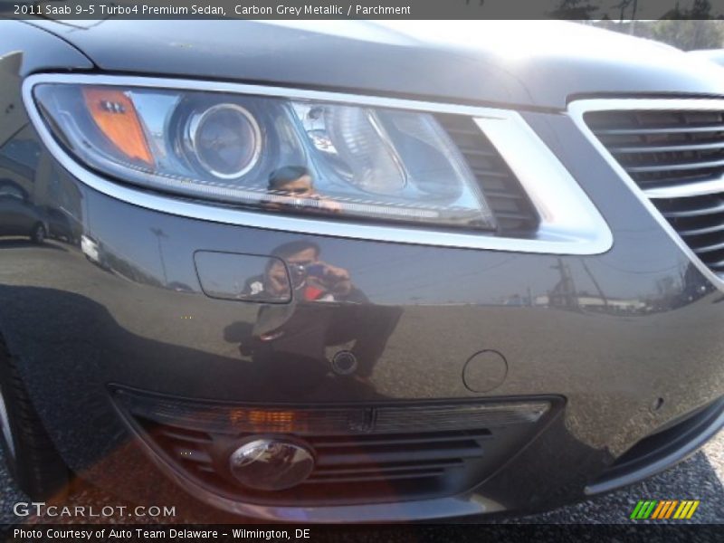 Carbon Grey Metallic / Parchment 2011 Saab 9-5 Turbo4 Premium Sedan