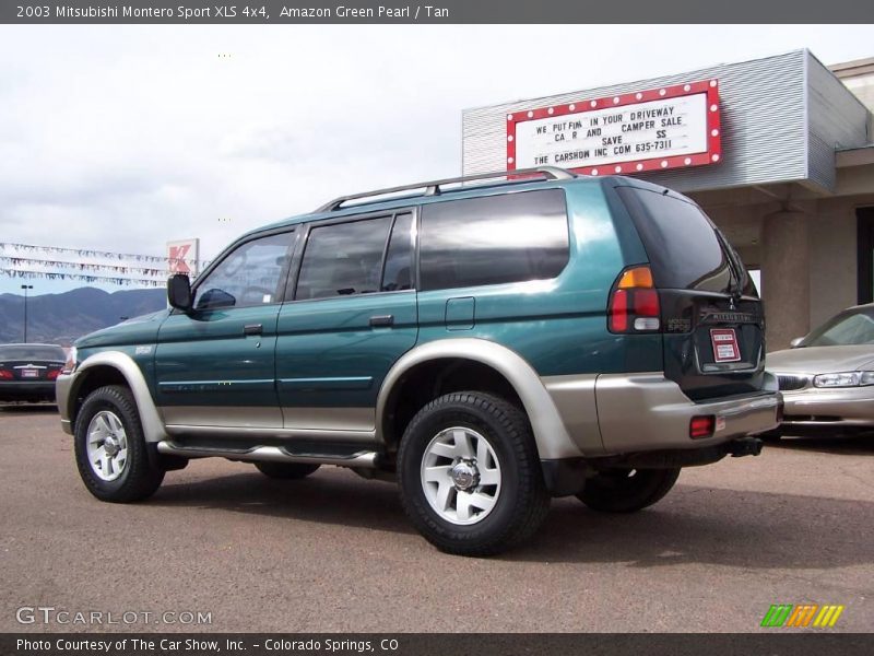 Amazon Green Pearl / Tan 2003 Mitsubishi Montero Sport XLS 4x4