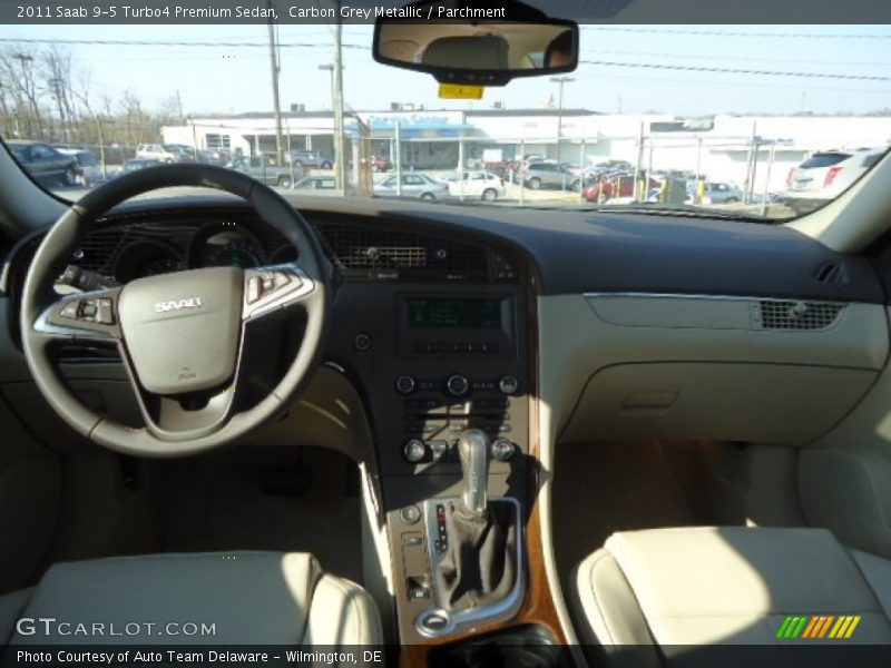 Carbon Grey Metallic / Parchment 2011 Saab 9-5 Turbo4 Premium Sedan