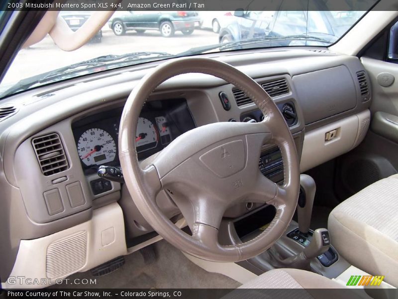 Amazon Green Pearl / Tan 2003 Mitsubishi Montero Sport XLS 4x4