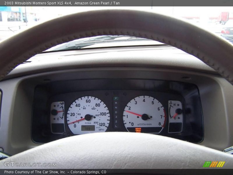 Amazon Green Pearl / Tan 2003 Mitsubishi Montero Sport XLS 4x4