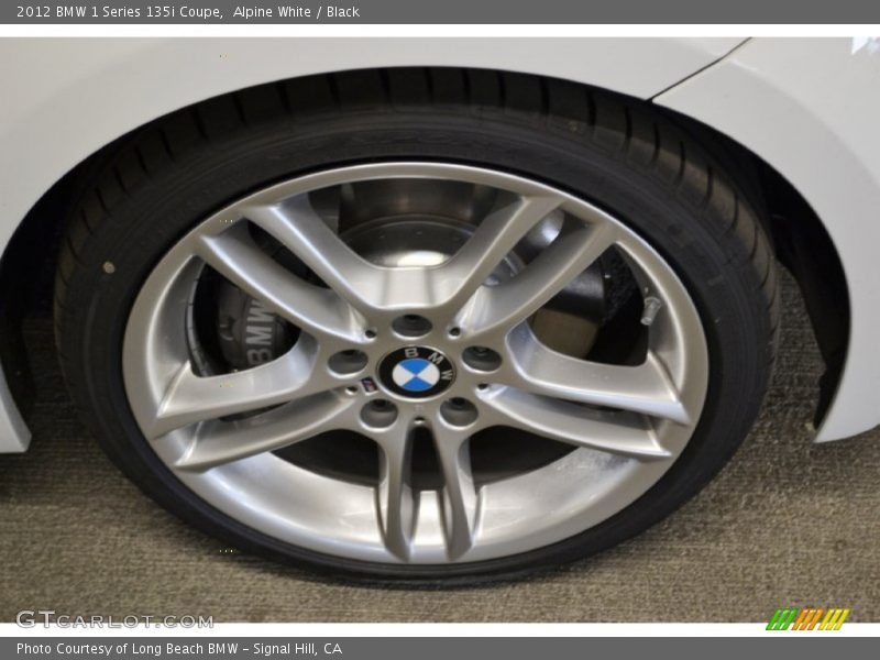 Alpine White / Black 2012 BMW 1 Series 135i Coupe
