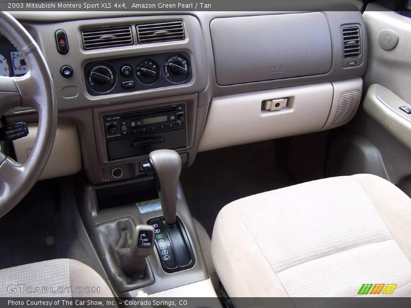 Amazon Green Pearl / Tan 2003 Mitsubishi Montero Sport XLS 4x4