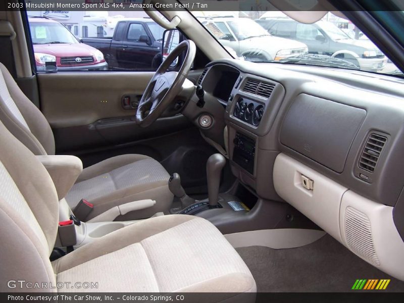 Amazon Green Pearl / Tan 2003 Mitsubishi Montero Sport XLS 4x4