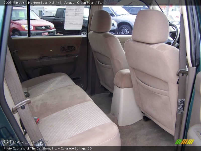 Amazon Green Pearl / Tan 2003 Mitsubishi Montero Sport XLS 4x4