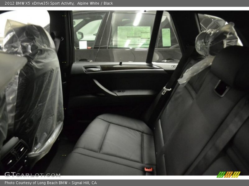 Alpine White / Black 2012 BMW X5 xDrive35i Sport Activity