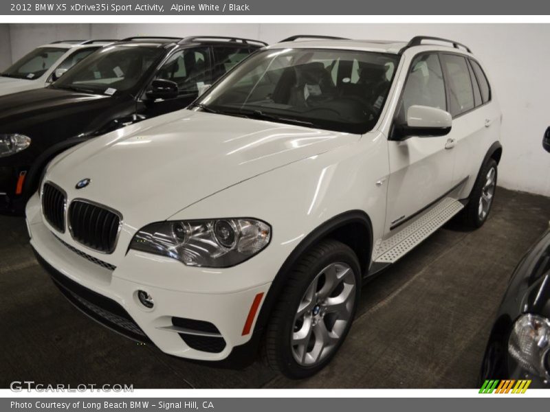 Alpine White / Black 2012 BMW X5 xDrive35i Sport Activity