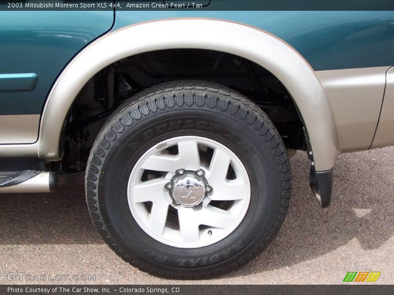 Amazon Green Pearl / Tan 2003 Mitsubishi Montero Sport XLS 4x4