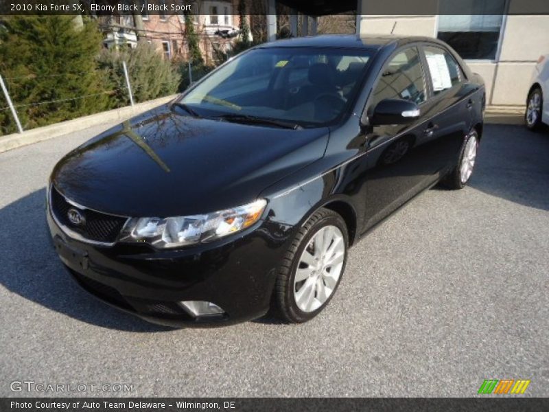 Ebony Black / Black Sport 2010 Kia Forte SX