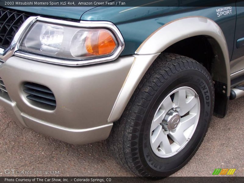 Amazon Green Pearl / Tan 2003 Mitsubishi Montero Sport XLS 4x4