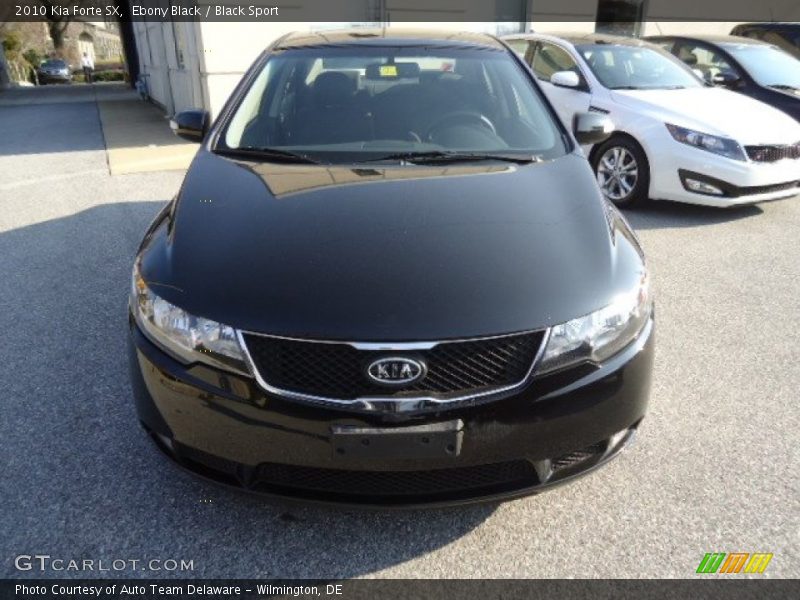 Ebony Black / Black Sport 2010 Kia Forte SX