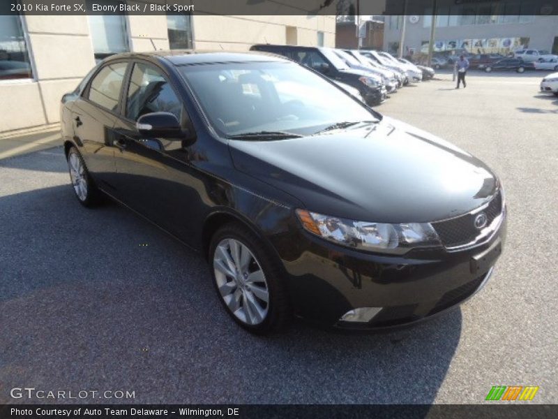 Ebony Black / Black Sport 2010 Kia Forte SX