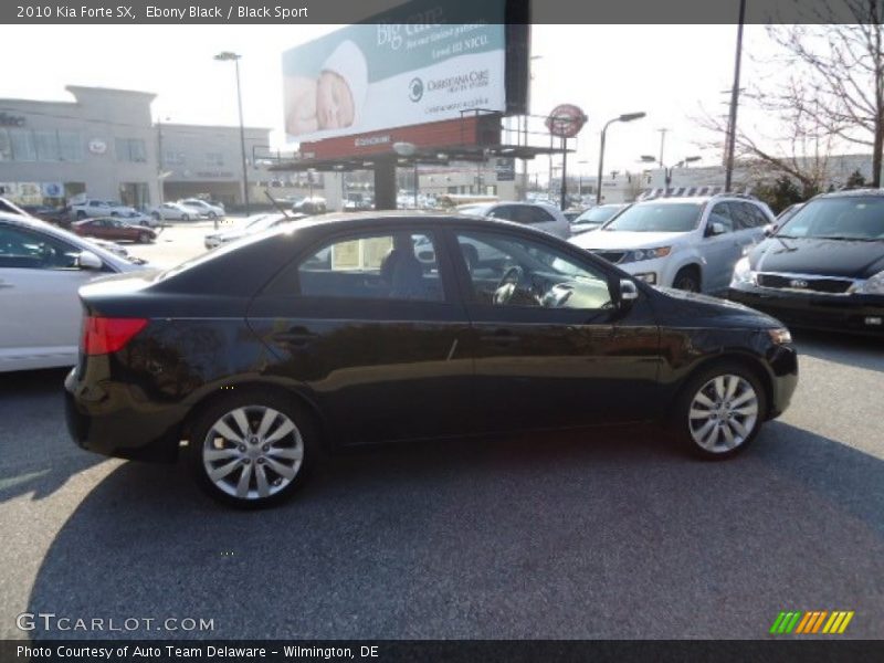 Ebony Black / Black Sport 2010 Kia Forte SX
